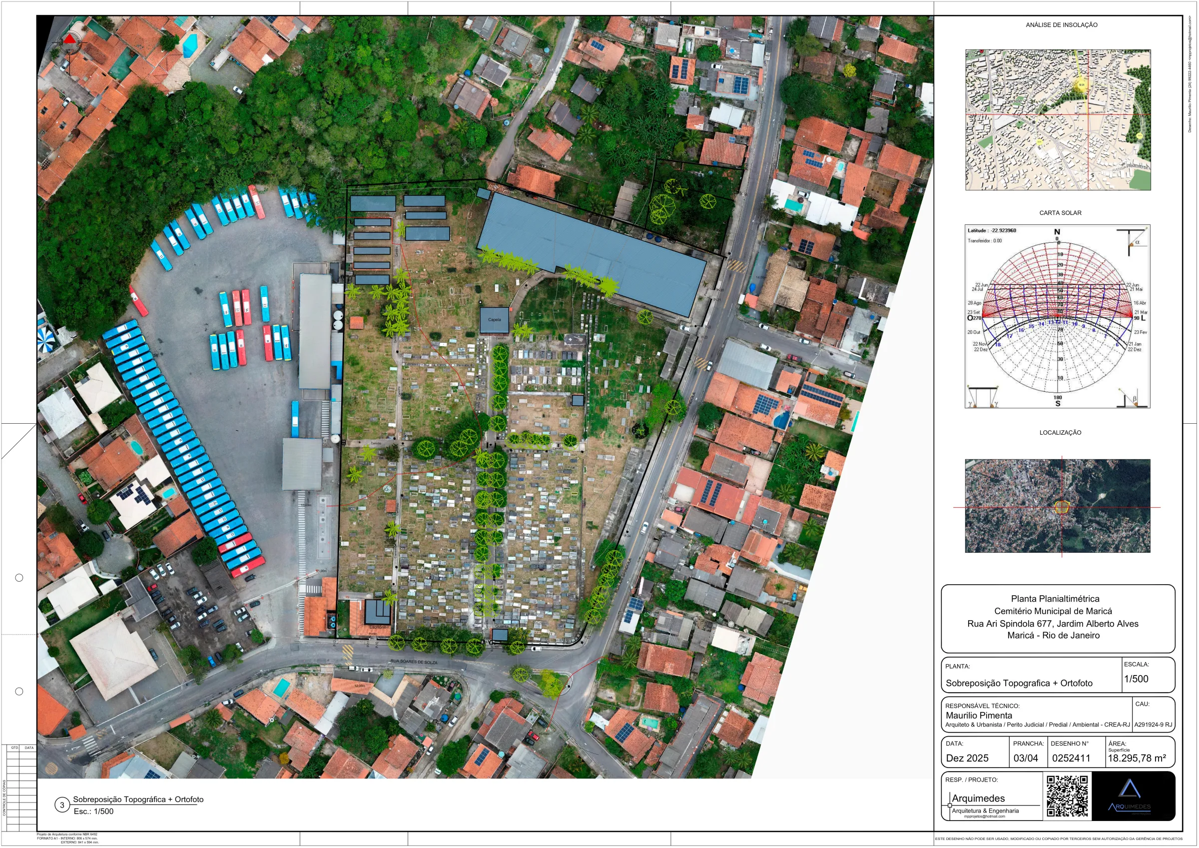 Sobreposição Planialtimetria+Orthofoto