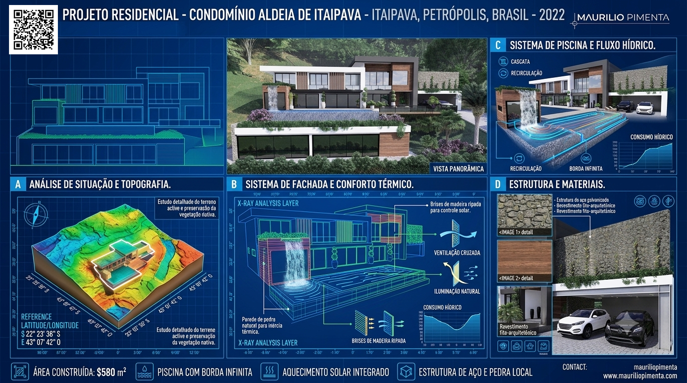 Projeto Residencial de Alto Padrão - Itaipava