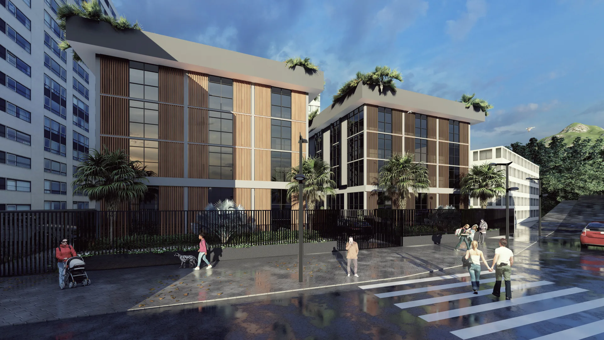Projeto 3D de Hotel no Centro da Cidade em Petrópolis